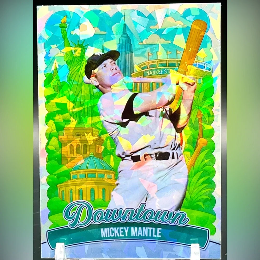 New York Yankees Custom Holo Downtown 5 Card Set, Ruth, Judge, Mantle, Jeter